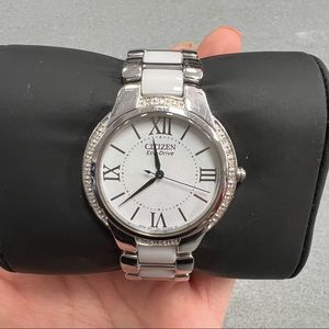 Citizen Eco Drive Diamond Ceramic Women's Watch Model E031-S084971